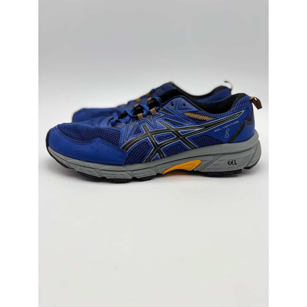 ASICS Gel-Venture 8 Mens Running Shoes Blue Black Extra Wide 1011A826 Size 10 - Picture 3 of 8